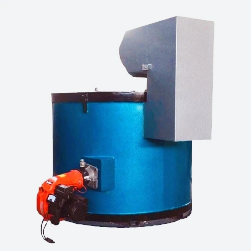 Natural Gas Fired Aluminum Melting Furnace Crucible Melting Furnace With Tilting System