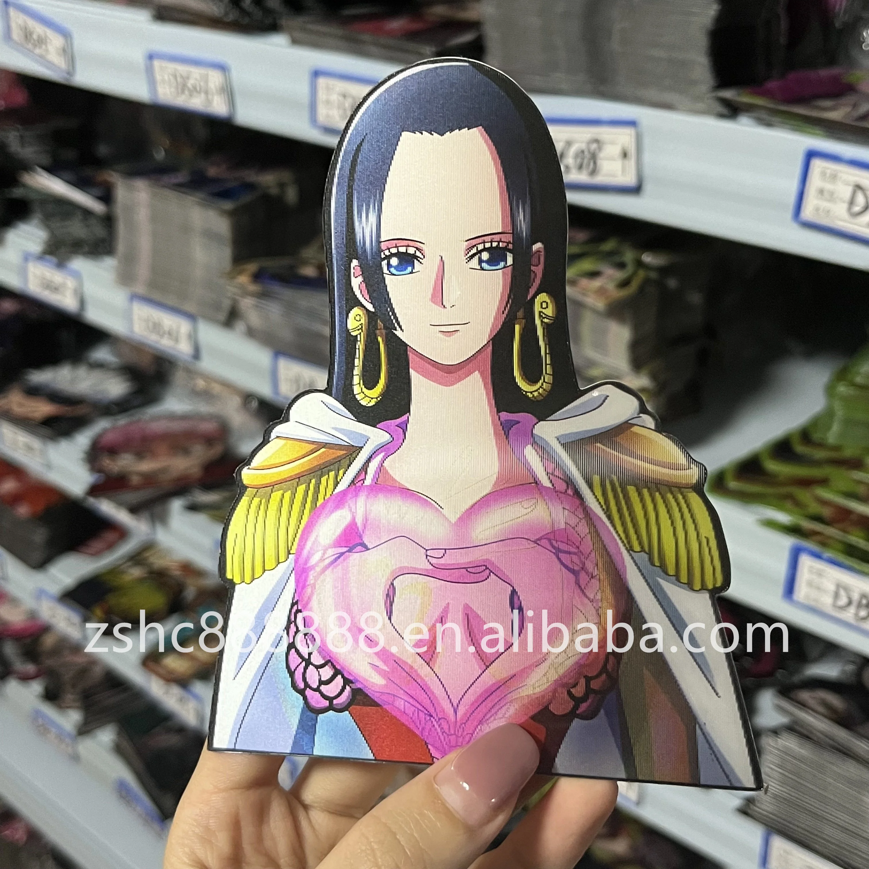 Sexy Crying Girl 3D Motion Decals Waterproof 3D Lenticular Car Stickers Manga Cute Girl Stickers for Water Bottle Laptop