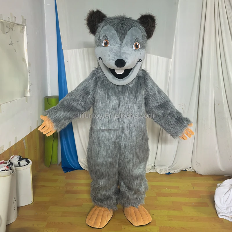 Funtoys Customize Adult Ugly Rat Theme Carnival Mascot Costume Mouse Fursuit Halloween Cosplay Cartoon Christmas for Advertising