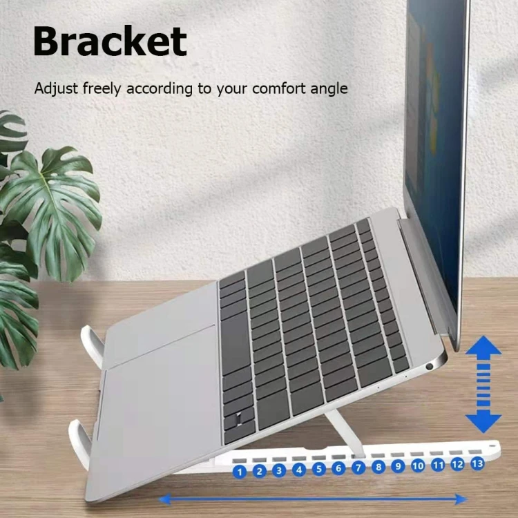 Factory Price 2 in 1 ABS Laptop Mobile Phone Stand Heightening Cooling Stand Adjustable Laptop Stand