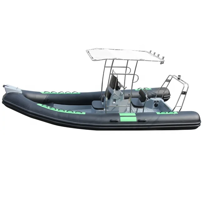 Customize 21.5ft Ocean Rib Boat Inflatable 6.5m Hydraulic Steering
