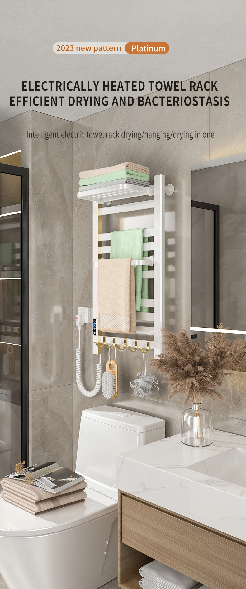 Smart Bath Set Smart Bathroom Accessories - Heated Towel Racks & More