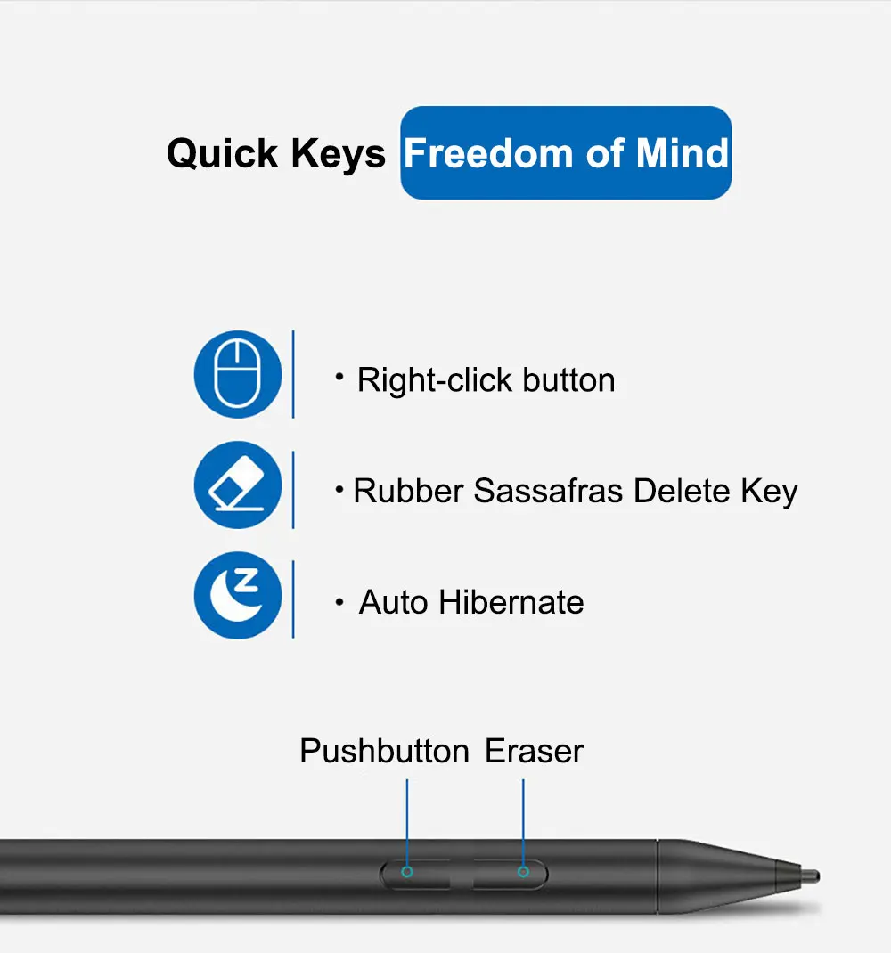 Stylus Pen For Surface Capacitance Touch Wireless Drawing Battery Sensitive Response Sxb002 Laudtec details