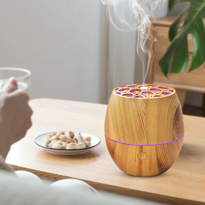 Upgraded 120ml Essential Oil Diffuser Cool Mist Humidifier with 7 Colors Lights  Waterless Auto Off for Home Office Room