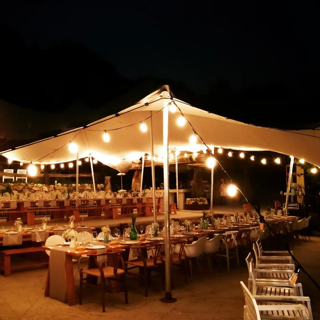 10x6m Waterproof Festival Stretch Tent Party Wedding Tent - Main Image