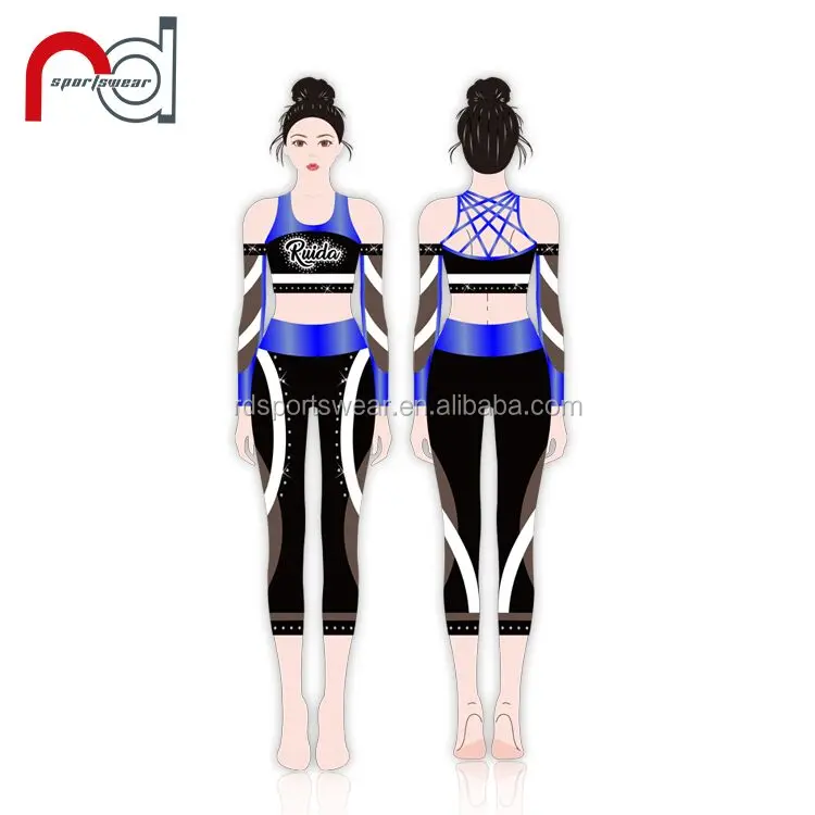 Team Leader Cheer Uniforms Custom Polyester Cheer Uniforms 2020 Cheer  Athletic Uniform