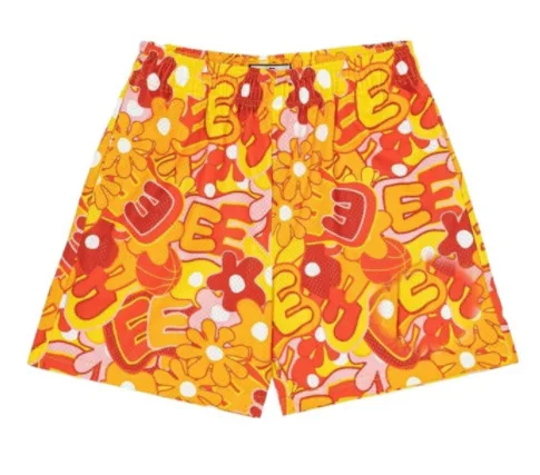 streetwear Custom  Polyester Casual Fiess Running Loose Men Basketball Mesh Summer Shorts457_voghion.com