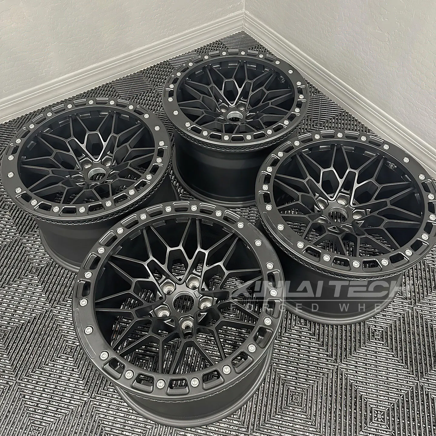XINLAI Beadlock Custom Forged Wheels 6x139.7 6x114.3 Wheels 4x4 off Road Car Alloy Rim for jeep Land Rover gmc Wheels - Image 4
