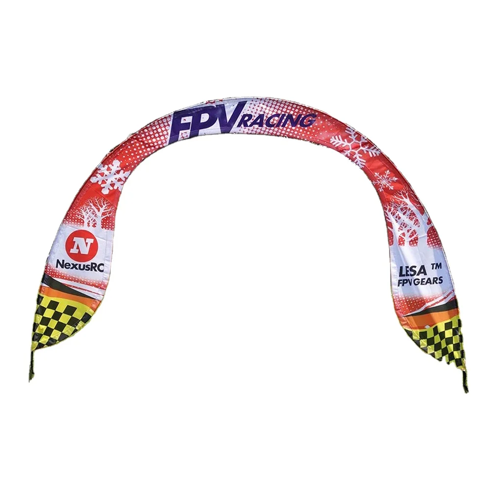 FPVドローンレーシングフラッグカスタムプリントドローンレースゲート