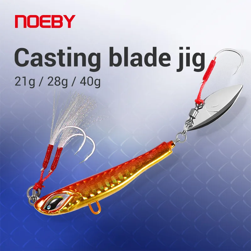 Купить: NOEBY Metal Jig Casting Blade Jig Bait 21g 28g 40g Shore