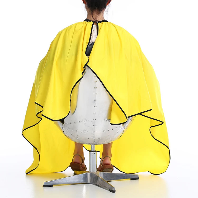 Оптовая продажа, высокое качество, Парикмахерская накидка, парикмахерские фартуки с прозрачным окошком для просмотра