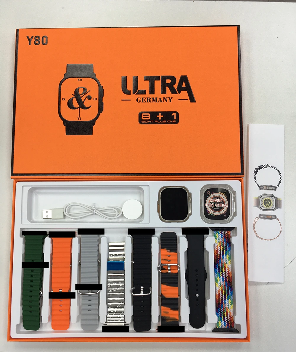 Ultra Y20 Y10 Y60 Y80 7+1straps 2023 Fashion Smart Watch Series 8 ...