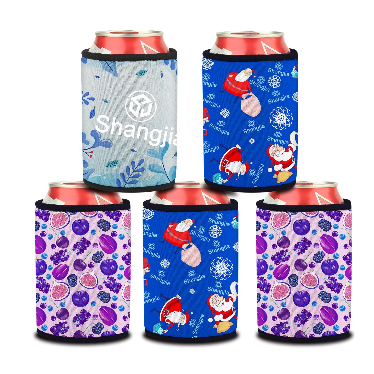 Skinny Can Cooler Sublimation Custom Personalized Beer Sleeves Drink Can Coozies Insulated manufacture