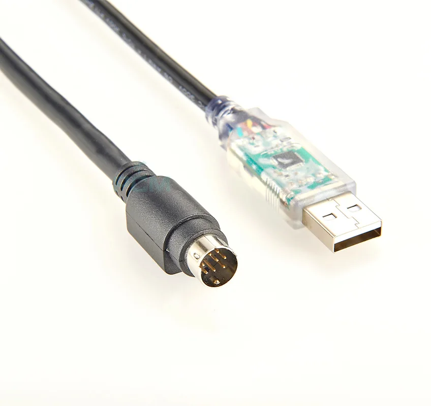 Usb Serial Rs232 To Mini Din Ft232 8 Pin Output Cable - Buy Rs232 To ...