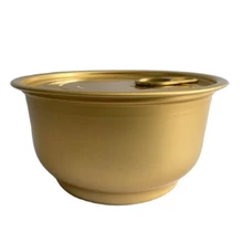 Aluminum Bowl Bird's Nest Porridge Bowl Fish Gum Bowl Package with Aluminum Cover Easy-Open lid