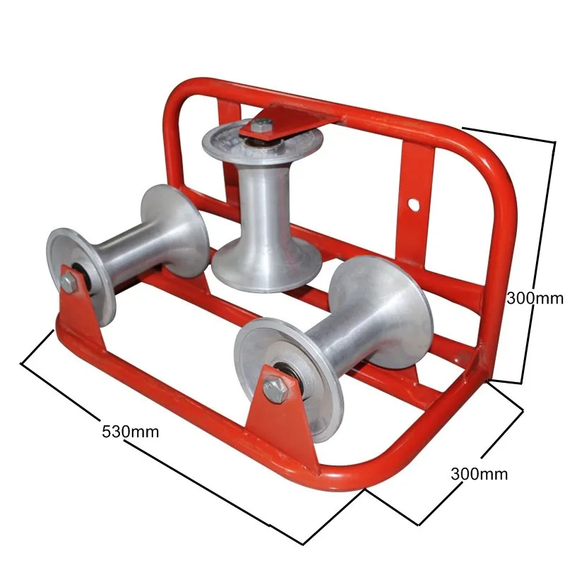 Underground Triple Cable Laying Guide Roller