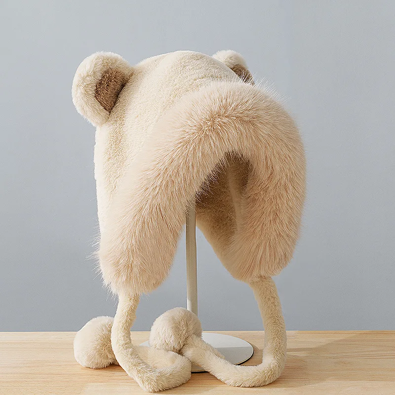 Warm & Cute Winter Hats - Faux Fur Ear Flap Hats Wholesale display picture 3