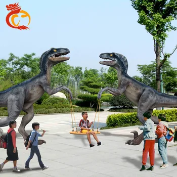 2021 Amusement Park Outdoor Children Dinosaur Swing Chair For Kids ...