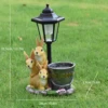 A family rabbit flowerpot