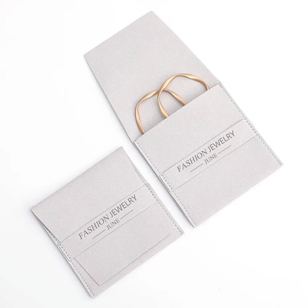 40 Pcs Microfiber Jewelry Pouch 8x8 Cm Jewelry Packaging