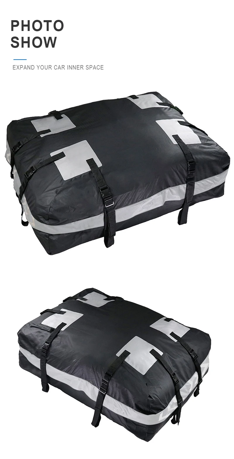 Universal Car Cargo Outdoor Travel Hiking Camping Waterproof Car Cargo Luggage Roof Top Carrier Bag