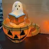 The pumpkin cup ghost has a mouth