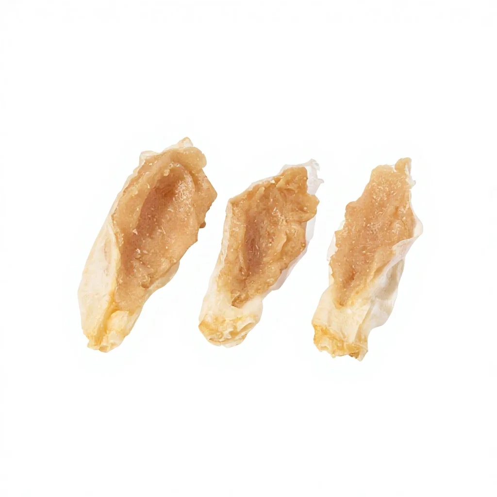 Factory No Artificial Colors Health Wholesale Shandong Rabbit Ears Meat-Coated Molars Training Pet Dog Snacks Grain-Free
