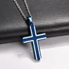 Bleu avec chaîne