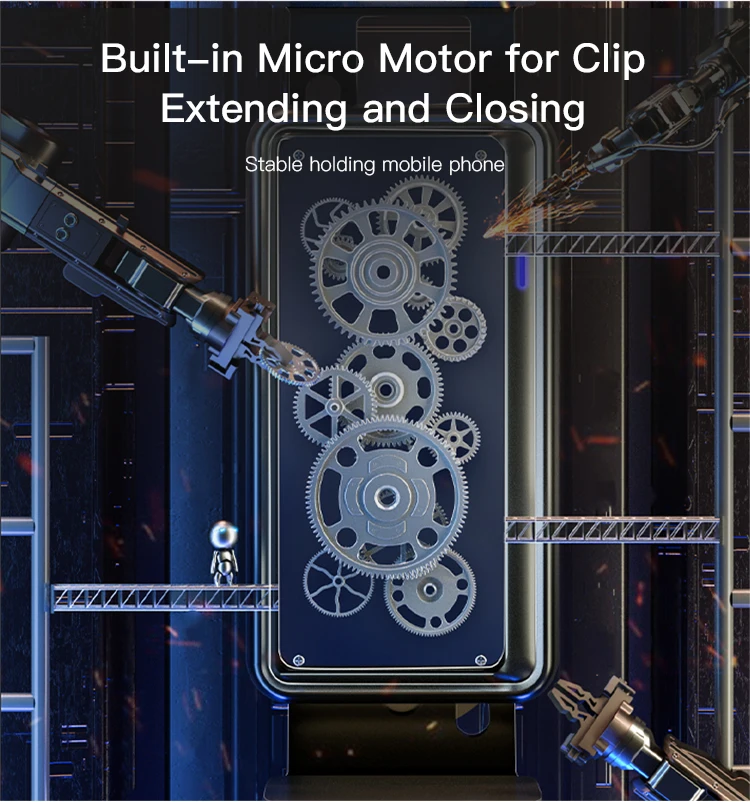 YESIDO Smart One Button Control for Car Mobile Phone Holder