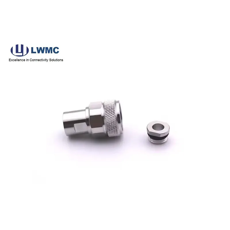 أداء جيد من التيار المستمر إلى 6 جيجاهرتز 50 أوم نوع N ذكر/أنثى مثبت لكابل LMR240/RG8mini، موصل RF