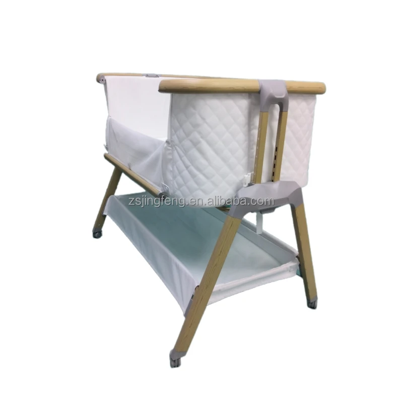 Multi-functional Metal Frame New Born Baby Bassinet Convertible Travel  Organic Cotton Round Carry Sleeping Baby Bed Cot