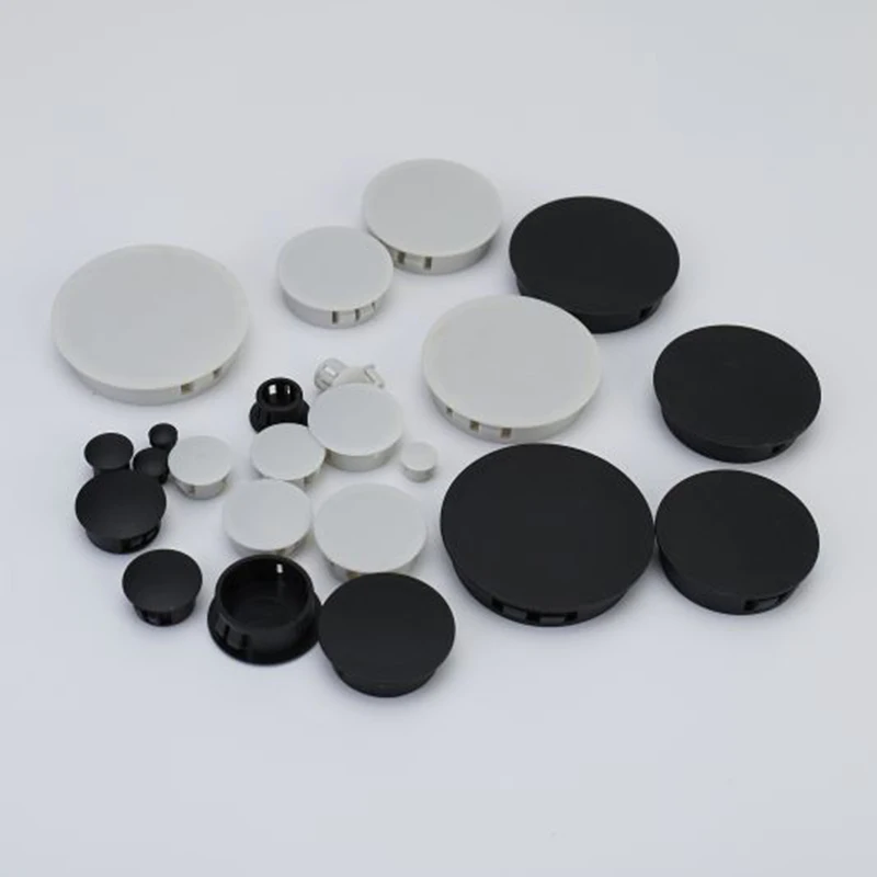 High Temperature Tube Plug with Holes Small Hole Plug Clear Tapered Caps Plugs Plastic Round Snap-on Cover Blanking End Caps