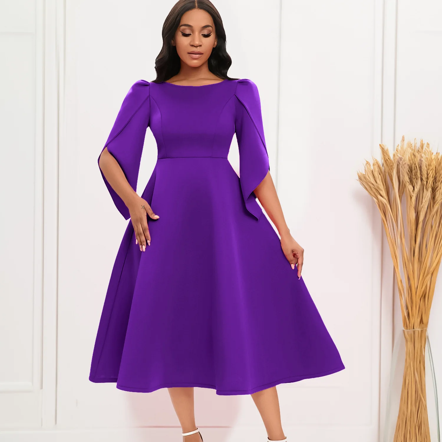 sachin and babi light blue dress 20 Best Fall Wedding-Guest Dresses for Women 2024