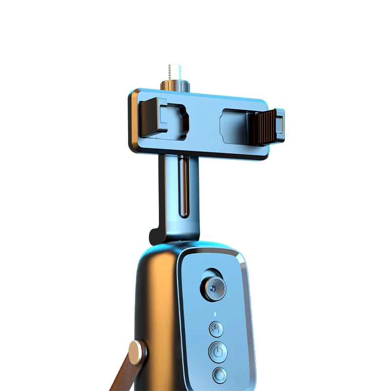 Unico BR6481 Smart Face Track Gimbal Ai 360 Tripod Stand With Track for Phone Auto Face Tracking Gesture Gimbal Camera Holder