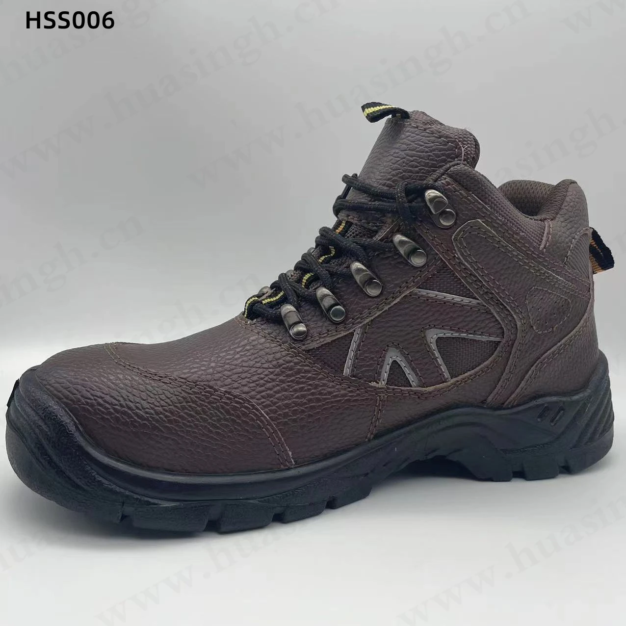 LXG,natural Barton Printed Leather Upper S3 Safety Shoes Steel Plate Insert PU/PU Outsole Safety Boots for Sale HSS006