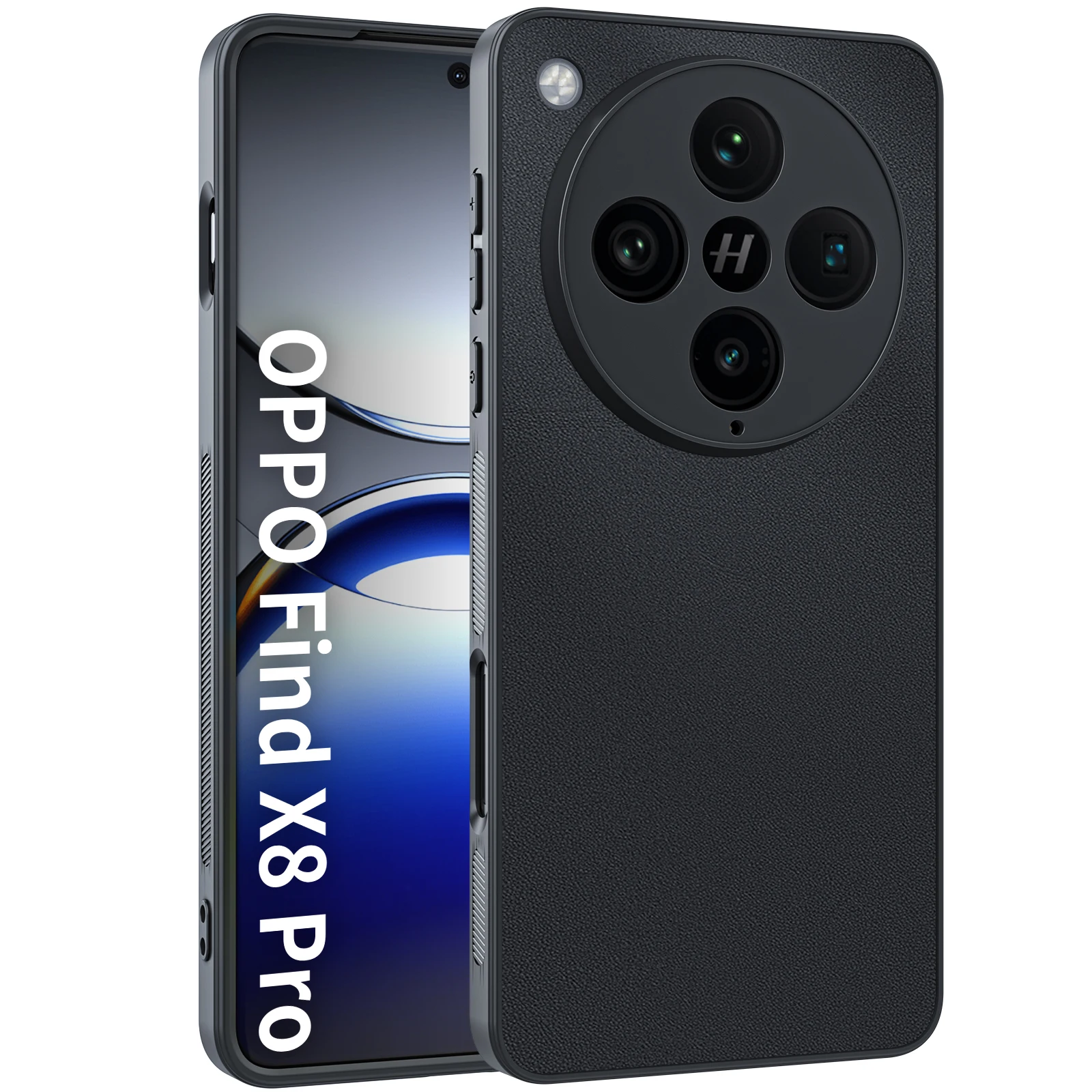Lemxiee Cover For OPPO Find X9 Pro Case By Anti-fingerprint Anti-drop Anti-slip Flexible Silicone + Transparent Acrylic Case - View #9