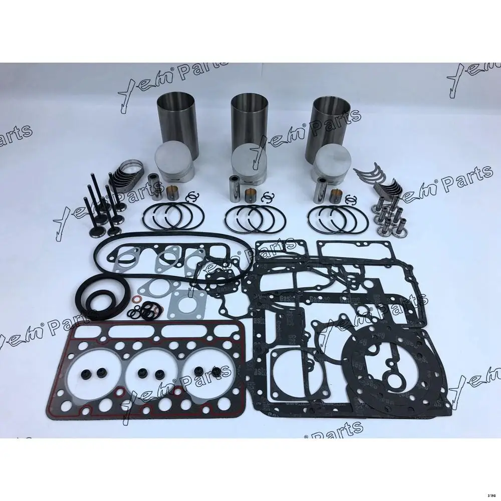 For Kubota D1402 IDI Overhaul Kit With Bush Excavator Engine Part 5