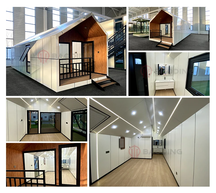 Modern Prefab Villa Light Steel Structure Modular Homes Prefabricated ...