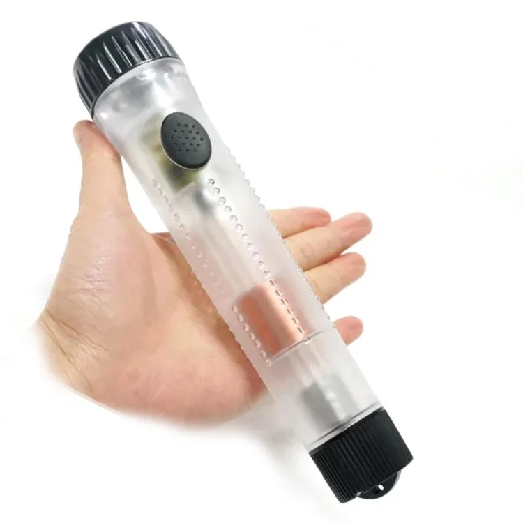 Hurricane Emergency Survive Tool Physics Teaching Faraday Light Plastic Manual Torch Dynamo Hand No Battery Shake Flashlight