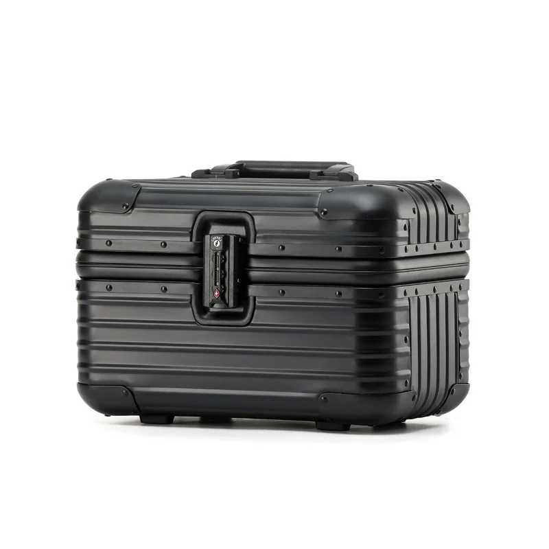 12/15-inch All-aluminum Alloy Spinner Suitcase with TSA Password Lock Waterproof & Durable Travel case for Boarding