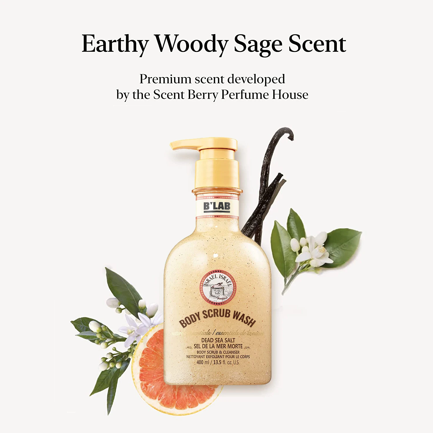 Body Wash & Scrub 2 In 1 Private Label Natural Exfoliating Rose Oil