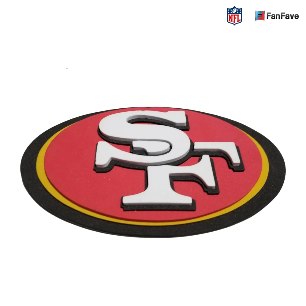 Logo San Francisco 49ers 3-Pack Fan Decal