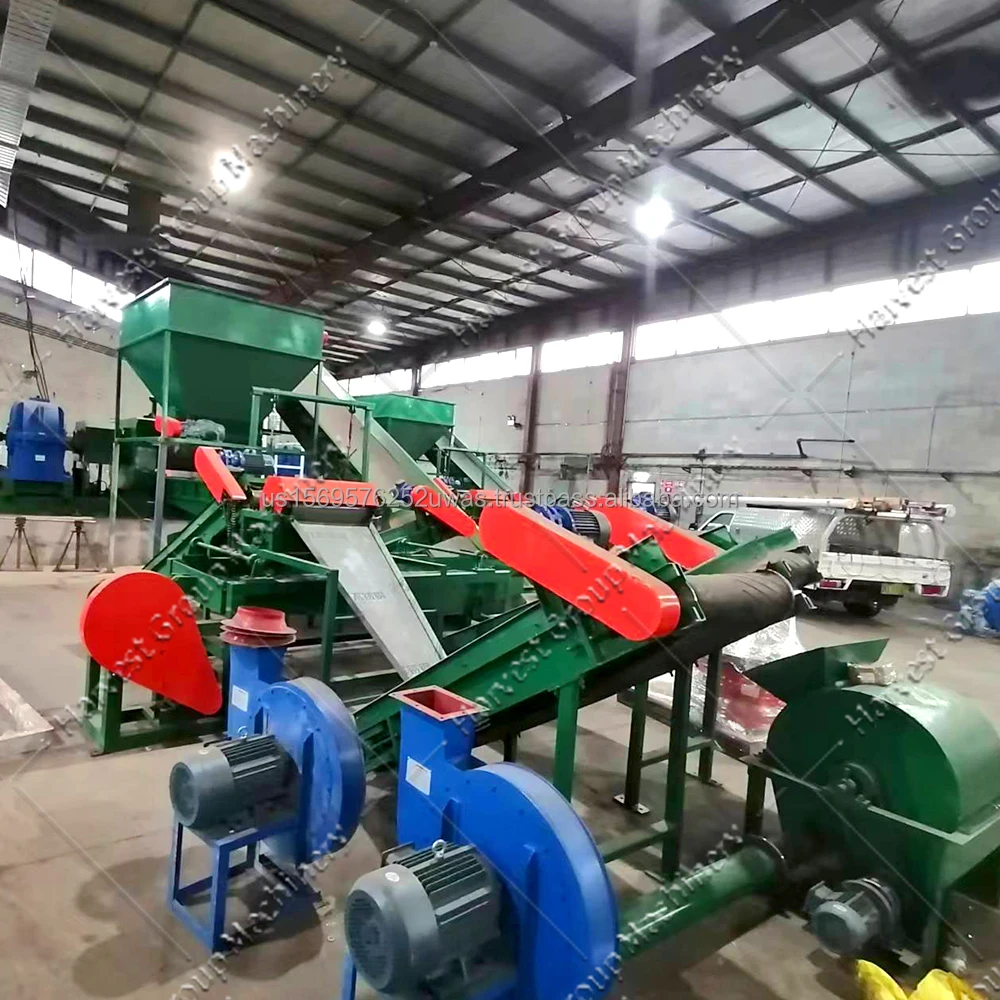 Automatic High Output Waste Rubber Old Tyre Recycling Machine New Used Tire Recycling Plant Equipment Bearing Motor Pump Gear