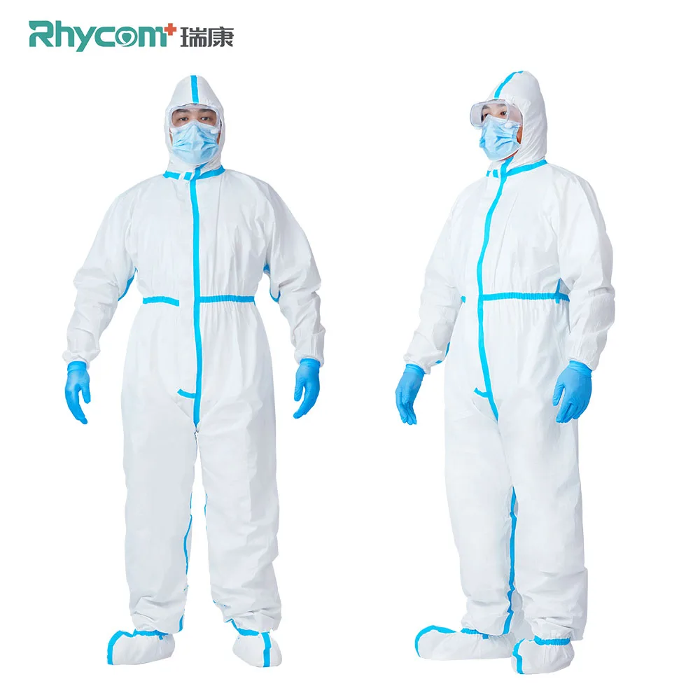 rhycom disposable protective clothing coverall nonwov