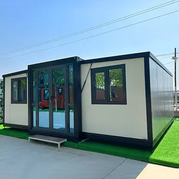 Modern Expandable Steel Structure Container House Prefabricated Apartment Dining Includes Bedroom Living Room Bathroom Office