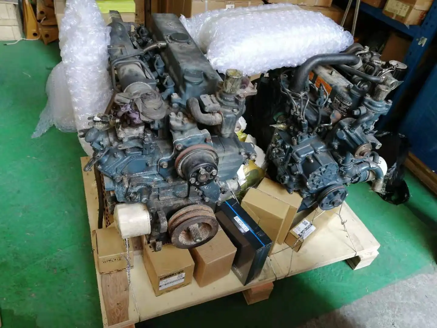 Engine Parts V2403 V2203 D1105 V2003 V3800 Complete Engine Assy V2607 D902 D1703 V1305 V3300 Original Used V1505  Engine Assy