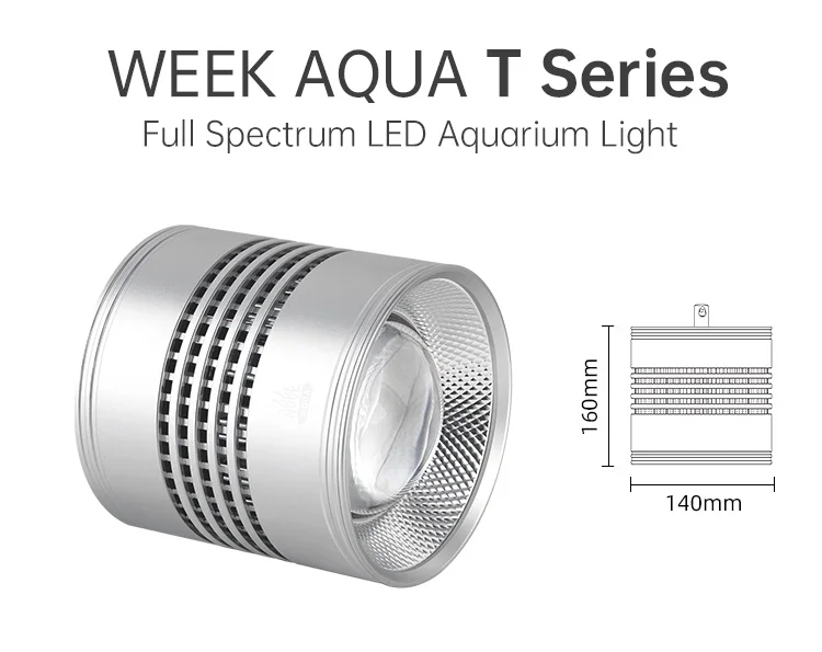 WEEK AQUA T90 Series LED Aquarium Lights - Waterproof, RGB