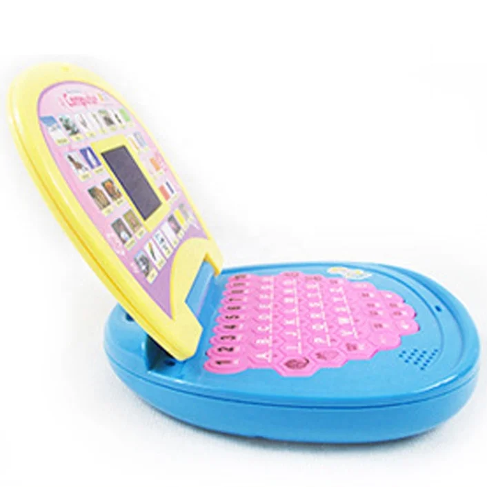 Preschool Learning Educational Chinese and  English Language Laptop Computer Children Intelligent Learning Machine with LED