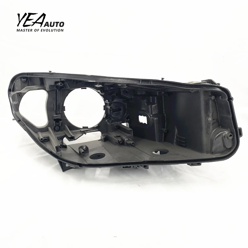 YEA AUTO Car LED headlight black back base for BMW 5 series F07 GT GT525 530 535 light housing headlamp back base 2011 - 2017