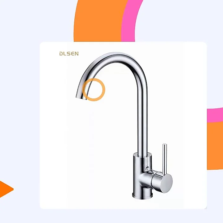 Cheap Price Brushed Kitchen Taps For Economic Project Sus304 Stainless